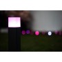 Stalp LED RGB pentru exterior Ledvance SMART+ Wifi Cube Post, 10W, 500 lm, lumina alba si color (3000K), IP44/IK03, 800x120mm, a