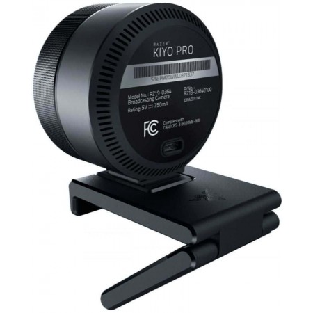 Camera web Razer Kiyo Pro, rezolutie senzor 1920 x 1080, rezolutie foto 2.1 MP, rezolutie video 1080P (1920 x 1080), microfon om