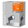 Spot LED RGB pentru exterior cu spike Ledvance SMART+ Wifi Garden Spot, 14.5W, 680 lm, lumina alba si color (3000K), IP65, 145x9