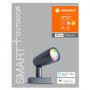 Spot LED RGB pentru exterior cu spike Ledvance SMART+ Wifi Garden Spot, 14.5W, 680 lm, lumina alba si color (3000K), IP65, 145x9