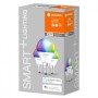 3 Becuri LED RGB inteligent Ledvance SMART+ WiFi Mini Bulb Multicolour P, E14, 4.9W (40W), 470 lm, lumina alba si color (2700-65