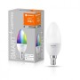 Bec LED RGB inteligent Ledvance SMART+ WiFi Candle Multicolour B, E14, 4.9W (40W), 470 lm, lumina alba si color (2700-6500K)