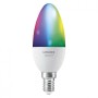 Bec LED RGB inteligent Ledvance SMART+ WiFi Candle Multicolour B, E14, 4.9W (40W), 470 lm, lumina alba si color (2700-6500K)