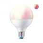 Bec LED RGB inteligent WiZ Connected Colors G95, Wi-Fi, E27, 11W (75W), 1055 lm, lumina alba si color (2200-6500K), compatibil G