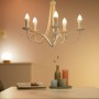 Bec LED inteligent WiZ Connected Whites C37, Wi-Fi, E14, 4.9W (40W), 470 lm, lumina alba (2700-6500K), compatibil Google Assista