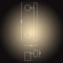Aplica LED pentru oglinda din baie Philips Hue Adore, Bluetooth, 2xGU10, 2x5W, 700 lm, lumina alba (2200-6500K), IP44, 36.6x12cm