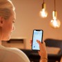 Bec LED inteligent WiZ Connected Filament Clear G95,Wi-Fi, E27, 6.7W (60W), 806 lm, lumina alba (2700-6500K), compatibilGoogle A