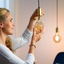 Bec LED inteligent vintage (decorativ) WiZ Connected Filament Gold G95 ,Wi-Fi, E27, 6.7W (50W), 640 lm, lumina alba (2000-5000K)