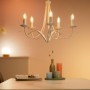 Bec LED inteligent vintage (decorativ) WiZ Connected Filament Clear C35 ,Wi-Fi, E14, 4.9W (40W), 470 lm, lumina alba (2700-6500K