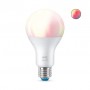 Bec LED RGB inteligent WiZ Connected Colors A67, Wi-Fi, E27, 13W (100W), 1521 lm, lumina alba si color (2700-6500K), compatibil 