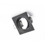 Spot incastrabil Trio Jura 650000132, excl. 1x GU10,  max. 15W, 230V, IP20, montare plafon, pivotant, forma patrata, dimensiuni 