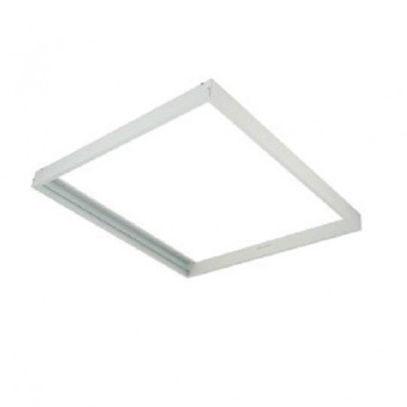Rama Eco Class Ledvance pentru montaj aplicat panou 600mm, dimensiuni 600x600x50mm, material aluminiu, culoare alb