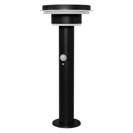 Stalp LED solar pentru exterior cu senzor de lumina si miscare Ledvance Endura Style Solar Post Sensor Double Circle, 6W, 3.2 V,