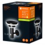 Aplica LED solara pentru exterior cu senzor de lumina si miscare Ledvance Endura Style Solar Wall Sensor Double Circle, 6W, 3.2 