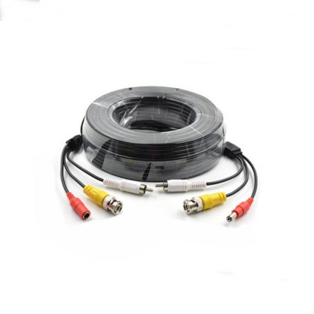 Cablu video cu alimentare si  audio 10 metri LN-EC04-10M-AUDIO conectori: BNC + DC+RCA Video Conductor: 26 AWG nsulation: 2.0mm 