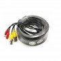 Cablu video si alimentare 20 metri LN-EC04-20M conectori DC si BNC  Video Power: 26 AWG Insulation: 1.3mm Colourless PE Power Co
