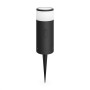 Stalp LED RGB pentru iluminat exterior Philips Hue Calla, 8W (49W), 600 lm, lumina alba si color (2000-6500K), IP65, 252x104mm, 