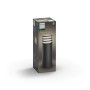 Stalp LED pentru exterior Philips Hue Lucca, 1xE27, 9W (60W), 806 lm, lumina calda (2700K), IP44, 400x142mm, Antracit