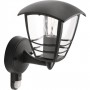 Aplica tip felinar pentru exterior cu senzor de miscare Philips Creek UP, 1xE27, max 60W, IP44, 130x180x195mm, Negru