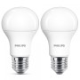 2 Becuri LED Philips A60, EyeComfort, E27, 12.5W (100W), 1521 lm, lumina neutra (4000K), mat