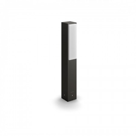 Stalp LED pentru iluminat exterior Philips Stratosphere, 2x4.5W (70W), 1000 lm, lumina calda (2700K), dimabila, IP44, 420x76x60m