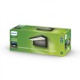 Aplica LED pentru exterior Philips Bustan, 2x4.5W (70W), 1000 lm, lumina calda (2700K), dimabila, IP44, 78x220x92mm, Antracit