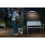 Aplica LED pentru exterior cu senzor de miscare Philips Bustan, 2x4.5W (70W), 1000 lm, lumina calda (2700K), dimabila, IP44, 78x