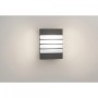 Aplica LED pentru exterior Philips Raccoon, 3W (30W), 400 lm, lumina calda (2700K), IP44, 66x162x205mm, Antracit