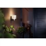 Aplica LED pentru exterior Philips Hue Tuar, 9W (60W), 806 lm, lumina calda (2700K), dimabila, IP44, 150x179x185mm, Inox