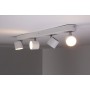 Bara cu 4 spoturi LED Philips myLiving Star, 3W (35W), 230V, lumina alba calda 2700K, 670 lumeni, durata de viata 15000 ore, IP2