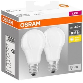 2 Becuri LED Osram Base Classic A, E27, 8.5W (60W), 806 lm, luminac...