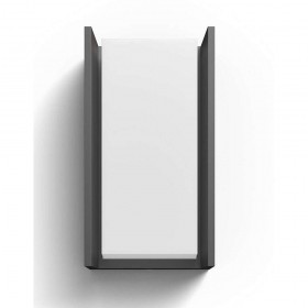 Aplica LED pentru exterior Philips Hue Turaco, 9W (60W), 806 lm, lumina calda (2700K), dimabila, IP44, 101x118x212mm, Antracit
