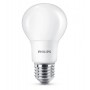 6 Becuri LED Philips A60, E27, 8W (60W), 806 lm, lumina calda (2700K), mat