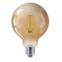 Bec LED vintage (decorativ) Philips Classic Gold Globe G93, EyeComfort, E27, 4W (35W), 400 lm, lumina calda (2500K), cu filament