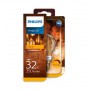 Bec LED Philips P45, E14, 5W (32W), 350 lm, lumina calda (2200K), dimabil, cu filament