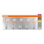5 Becuri LED Osram Base Classic A, E27, 7W (60W), 806 lm, lumina calda (2700K), cu filament