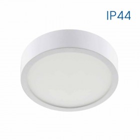 Plafoniera LED pentru baie Vivalux ROUND DARS, 24W, 1920 lm, lumina neutra (4000K), 140°, IP44, Ø225x35mm, 35000h, Alb