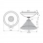 Plafoniera LED cu senzor de miscare Vivalux LEDA SR36, 12W, 800 lm, lumina neutra (4000K), IP20, Ø290x67mm, Alb