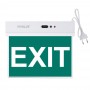 Lampa LED emergenta cu baterie Li-ion Vivalux SALVE, 1.8W, 3.7V, 600 mAh, 30 lm, lumina rece (6500K), IP20, 4 pictograme, 255x21