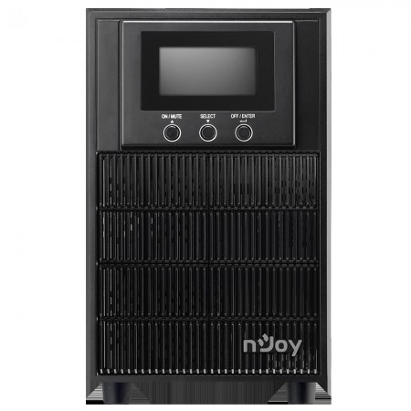 UPS nJoy Aten PRO 2000, 2000VA/ 1800W, On-line, LCD Display, 3 Prize Schuko cu Protectie, Management, Tower, Dubla conversie, Fr