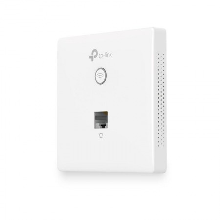 TP-Link Access Point wireless N300 cu montare în doza de peperete ,EAP115-WALL, 10/100Mbps Ethernet (RJ-45) Port*2, antena: Inte