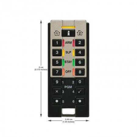 Telecomandă-Tastatură cu comunicatie bidirectionala Paradox REM3 Memorarea stării sistemului Telecomanda REM3 va păstra în memor