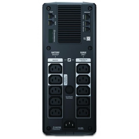UPS APC Back-UPS RS line-interactive / aprox.sinusoida 1500VA / 865W 10conectori C13, baterie APCRBC124, optional extindere gara