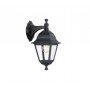 Aplica tip felinar pentru exterior Philips Lima DOWN, 1xE27, max 60W, IP44, 205x150x355mm, Negru