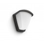 Aplica pentru exterior Philips Kiskadee, 1xE27, max 42W, IP44, 140x197x212mm, Antracit
