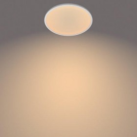 Plafoniera LED Philips Superslim CL550, 3 trepte de intensitate, 18W, 1500 lm, lumina calda (2700K), IP20, 30cm, Alb
