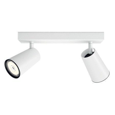 Spot LED Philips myLiving Paisley, 2xGU10, 5.5W, IP20, Metal, Alb