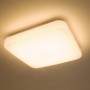 Plafoniera LED Philips Mauve SQ, 17W, 1700 lm, lumina calda (2700K), IP20, 32.2cm, Alb