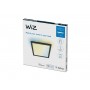 Panou LED WiZ Panel SQ, Wi-Fi, control vocal, 36W, 3400 lm, lumina alba (2700-6500K), IP20, 60cm, Negru