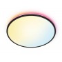 Plafoniera LED RGB WiZ Rune, Wi-Fi, Bluetooth, control vocal, 21W, 2100 lm, lumina alba si color (2700-6500K), IP20, 40cm, Metal